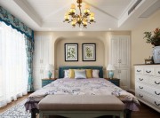 淡雅恬淡美式風(fēng)格120平米復(fù)式loft臥室吊頂裝修效果圖 淡雅恬淡美式風(fēng)格120平米復(fù)式loft臥室吊頂裝修效果圖