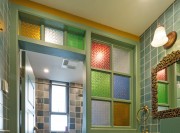 迷情的東南亞風格50平米一居室衛生間裝修效果圖