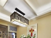 唯美古風(fēng)中式風(fēng)格100平米二居室餐廳吊頂裝修效果圖