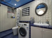 夢中的地中海風格50平米一居室衛生間裝修效果圖