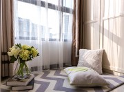 藍(lán)色世界地中海風(fēng)格130平米四居室臥室窗戶(hù)裝修效果圖