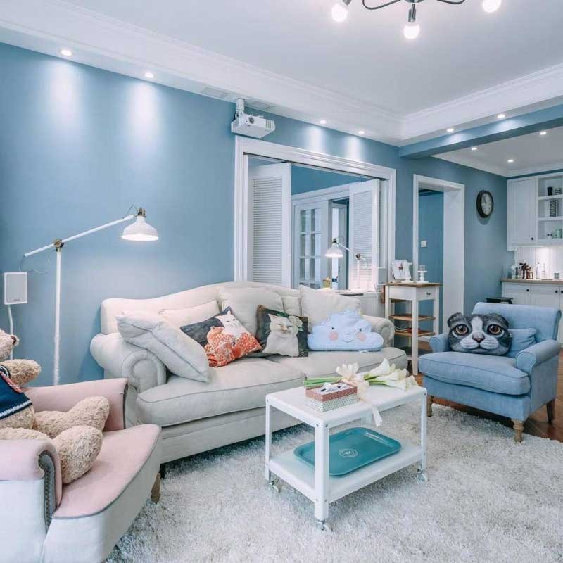 浪漫的地中海風(fēng)格60平米一居室裝修效果圖 浪漫的地中海風(fēng)格60平米一居室裝修效果圖