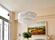 簡(jiǎn)約田園風(fēng)格80平米二居室餐廳裝修效果圖