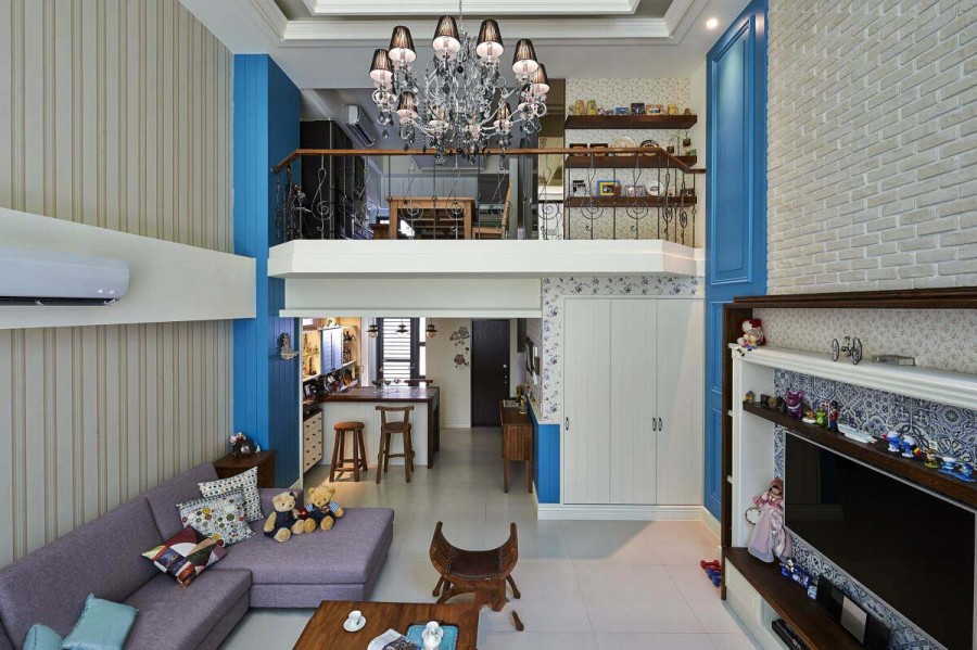 簡約復(fù)古的田園風(fēng)格120平米復(fù)式裝修效果圖 簡約復(fù)古的田園風(fēng)格120平米復(fù)式裝修效果圖