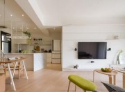 綠意盎然日式風(fēng)格100平米三居室客廳電視背景墻裝修效果圖 綠意盎然日式風(fēng)格100平米三居室客廳電視背景墻裝修效果圖