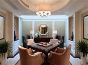 復(fù)古田園風(fēng)格150平米別墅餐廳裝修效果圖 復(fù)古田園風(fēng)格150平米別墅餐廳裝修效果圖