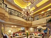 豪華富麗的歐式別墅客廳裝修效果圖 豪華富麗的歐式別墅客廳裝修效果圖