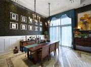 異域東南亞風格公寓餐廳裝修效果圖