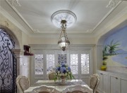 優(yōu)美雅致的歐式風格四居室餐廳裝修效果圖 優(yōu)美雅致的歐式風格四居室餐廳裝修效果圖
