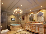 豪華富麗的歐式別墅衛(wèi)生間吊頂裝修效果圖 豪華富麗的歐式別墅衛(wèi)生間吊頂裝修效果圖