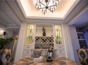 簡潔深沉的歐式風(fēng)格三居室餐廳裝修效果圖 簡潔深沉的歐式風(fēng)格三居室餐廳裝修效果圖