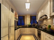 豪華富麗的歐式別墅廚房裝修效果圖 豪華富麗的歐式別墅廚房裝修效果圖