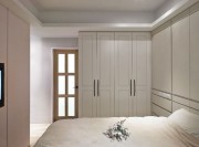 水藍(lán)現(xiàn)代簡(jiǎn)約風(fēng)格100平米三居室臥室衣柜裝修效果圖 水藍(lán)現(xiàn)代簡(jiǎn)約風(fēng)格100平米三居室臥室衣柜裝修效果圖