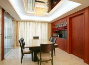 時(shí)尚新古典風(fēng)格100平米公寓餐廳吊頂裝修效果圖 時(shí)尚新古典風(fēng)格100平米公寓餐廳吊頂裝修效果圖