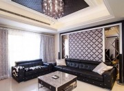 新古典大氣風(fēng)格90平米公寓客廳背景墻裝修效果圖 新古典大氣風(fēng)格90平米公寓客廳背景墻裝修效果圖