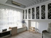 水藍(lán)現(xiàn)代簡(jiǎn)約風(fēng)格100平米三居室書(shū)房壁櫥裝修效果圖 水藍(lán)現(xiàn)代簡(jiǎn)約風(fēng)格100平米三居室書(shū)房壁櫥裝修效果圖