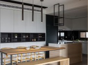 整潔典雅現(xiàn)代簡(jiǎn)約風(fēng)格120平米四居室餐廳背景墻裝修效果圖 整潔典雅現(xiàn)代簡(jiǎn)約風(fēng)格120平米四居室餐廳背景墻裝修效果圖