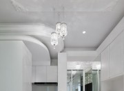 純白浪漫歐式風(fēng)格60平米小戶(hù)型餐廳吊頂裝修效果圖