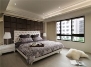 精致簡約100平二居室臥室背景墻裝修效果圖 精致簡約100平二居室臥室背景墻裝修效果圖