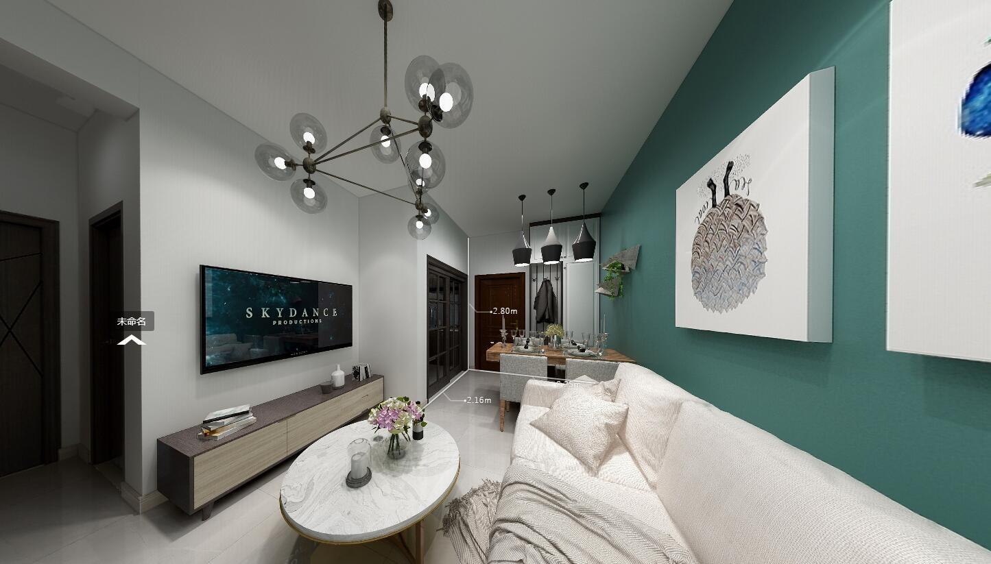 溫馨簡約現代3D效果圖