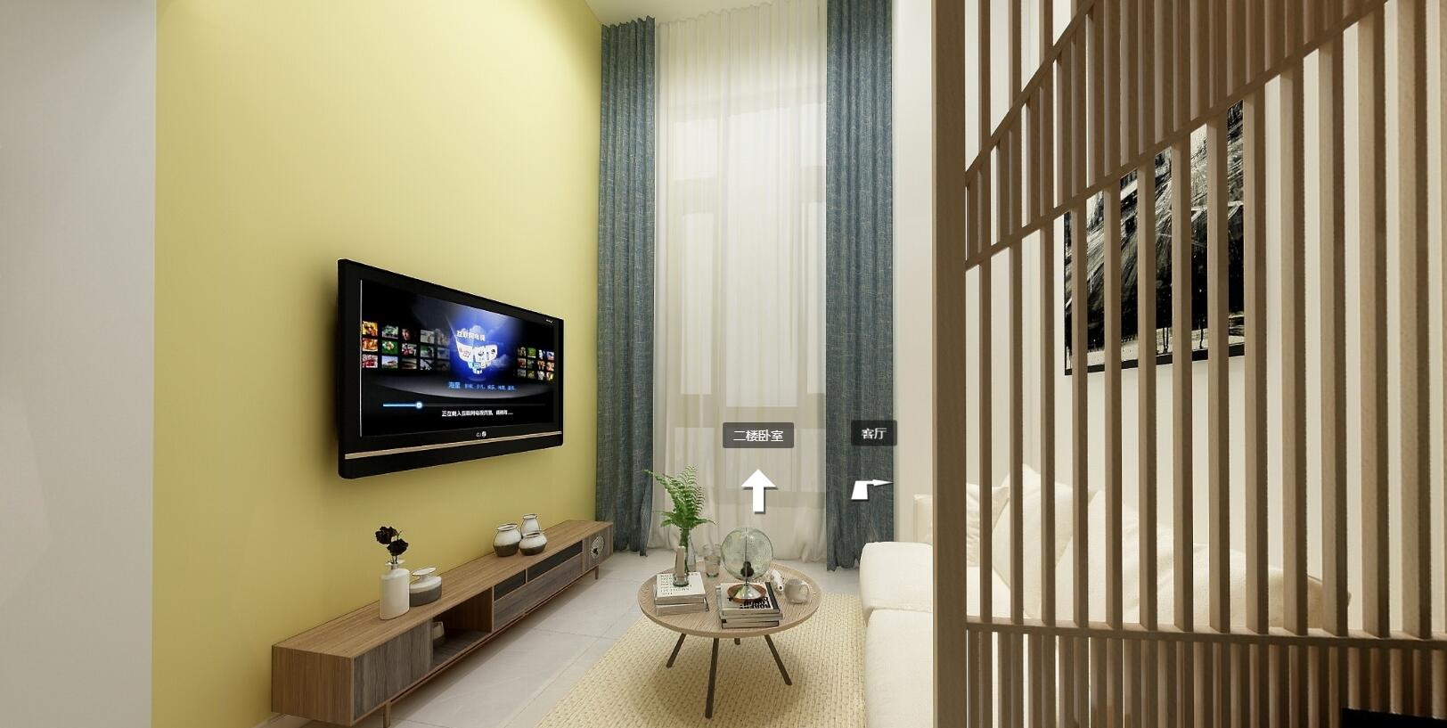 清爽明亮現代3D效果圖