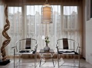 歐式古典雅致130平米三居室陽(yáng)臺(tái)裝修效果圖