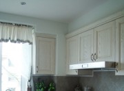 復古素雅歐式風格80平米二居室廚房櫥柜裝修效果圖