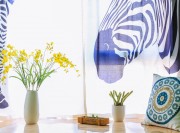 簡致情調(diào)歐式100平米二居室臥室窗簾裝修效果圖