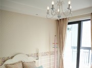 唯美時尚歐式風(fēng)格80平米二居室兒童房背景墻裝修效果圖