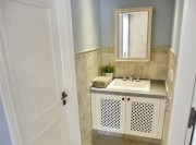 唯美時尚歐式風(fēng)格80平米二居室衛(wèi)生間浴室柜裝修效果圖