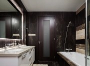 張揚簡致歐式風格100平米三居室衛(wèi)生間浴室柜裝修效果圖