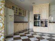 雅致時尚歐式風格120平米三居室廚房櫥柜裝修效果圖