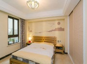 古典設(shè)計歐式風格110平米三居室臥室吊頂裝修效果圖