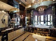 歐式古典奢華240平米別墅衛生間浴室柜裝修效果圖