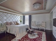 大氣宏偉歐式風(fēng)格320平米別墅臥室背景墻裝修效果圖