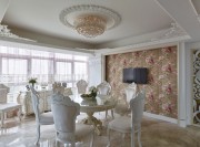大氣宏偉歐式風(fēng)格320平米別墅餐廳吊頂裝修效果圖