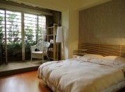 時(shí)尚簡(jiǎn)明中式風(fēng)格90平米二居室臥室背景墻裝修效果圖 時(shí)尚簡(jiǎn)明中式風(fēng)格90平米二居室臥室背景墻裝修效果圖