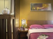 深沉韻味中式風格110平米三居室兒童房背景墻裝修效果圖