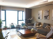 愜意舒適中式風格120平米三居室陽臺裝修效果圖