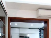 中式簡約雅致100平米復(fù)式廚房櫥柜裝修效果圖