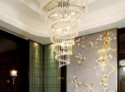 優雅大氣中式風格300平米別墅餐廳吊頂裝修效果圖