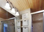 溫馨舒適田園風格80平米二居室衛(wèi)生間浴室柜裝修效果圖