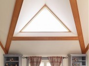 自然清新田園風格100平米復式書房背景墻裝修效果圖