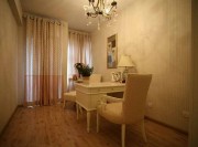 溫馨淡雅田園風(fēng)格70平米二居室書房背景墻裝修效果圖