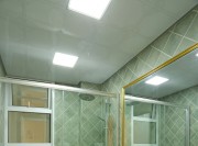 藍色清新田園風格100平米三居室衛(wèi)生間浴室柜裝修效果圖