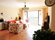 時尚清新田園風(fēng)格100平米三居室客廳背景墻裝修效果圖