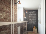 現(xiàn)代舒適北歐風(fēng)格90平米復(fù)式loft陽臺裝修效果圖