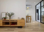 現(xiàn)代唯美簡(jiǎn)約風(fēng)格90平米二居室餐廳背景墻裝修效果圖