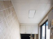 清爽自然地中海風格95平米二居室廚房櫥柜裝修效果圖