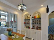 迷人清新地中海風(fēng)格85平米二居室餐廳吊頂裝修效果圖 迷人清新地中海風(fēng)格85平米二居室餐廳吊頂裝修效果圖